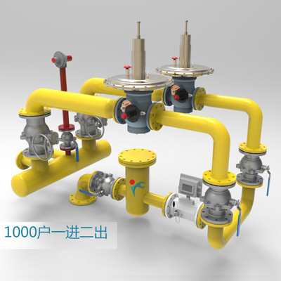 燃氣調(diào)壓柜_河南燃氣計量調(diào)壓柜/可選擇流量計結(jié)構(gòu)形式及/箱式 